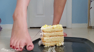 www.myprettyfeet8.com - Birthday Cake Smash JOI thumbnail